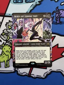 Black Cat, Cunning Thief x1 Mtg Panel Showcase Marvel’s Spider-Man - Image 1