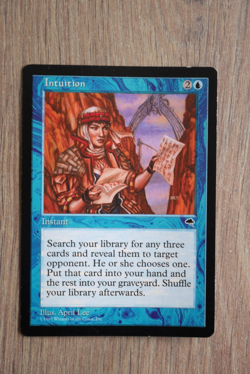 Carte Magic MTG : Intuition - Instant - Version anglaise - Image 1