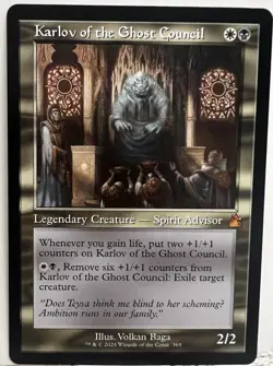 Karlov of the Ghost Council Ravnica Remastered Mythic Retro Frame 369 MTG - Image 1