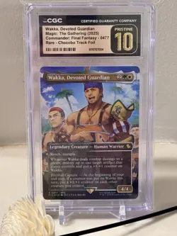 Wakka, Devoted Guardian GRADED Pristine 10 CGC Chocobo Foil MTG Final Fantasy - Image 1