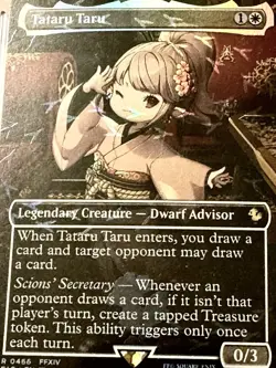 Tataru Taru GRADED 10 CGC Borderless FOIL Chocobo Track Foil Final Fantasy MTG - Image 2