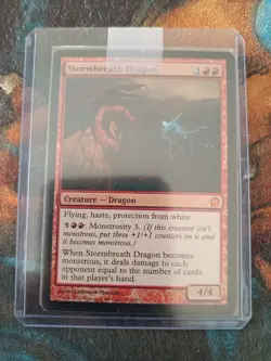 Stormbreath Dragon Theros Foil, NM MTG, magic, FREE NEXT DAY SHIPPING! - Image 1