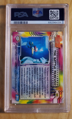 1999 Topps Pokemon Movie Ed The Tempest A Bad Omen #15 RARE RAINBOW Foil PSA 7 - Image 2