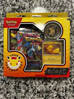 Pokemon TCG: FART SWIRL Pikachu Promo Pokemon Day 2026 Collection - Image 1