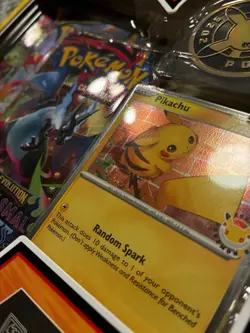 Pokemon TCG: FART SWIRL Pikachu Promo Pokemon Day 2026 Collection - Image 3