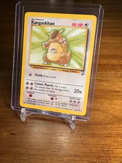Kangaskhan 26/130 Rare Base Set 2 Pokemon TCG Non Holo NM - Image 1