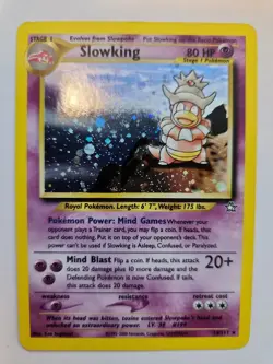 Slowking Neo Holo Pokemon Card WOTC NM - Image 1