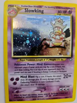 Slowking Neo Holo Pokemon Card WOTC NM - Image 2