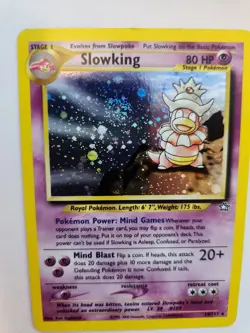 Slowking Neo Holo Pokemon Card WOTC NM - Image 3