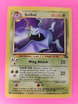 Golbat Fossil Pokemon Card WOTC NM - Image 1