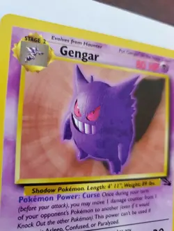 Dragonite Gengar Haunter Ditto Fossil Set Pokemon Card Base Jungle WOTC NM + U - Image 3