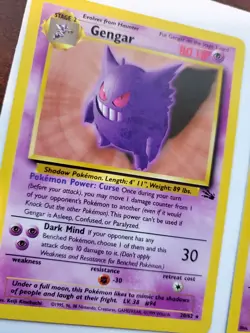 Dragonite Gengar Haunter Ditto Fossil Set Pokemon Card Base Jungle WOTC NM + U - Image 4