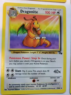 Dragonite Gengar Haunter Ditto Fossil Set Pokemon Card Base Jungle WOTC NM + U - Image 5