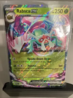 Rabsca EX 25/182 Pokemon TCG Destined Rivals Holo Double Rare Card NM Condition - Image 1