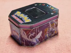 2005 Pokemon TCG, EX collectors tin, EMPTY, (Small dent) - Image 1