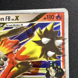 Pokemon Blaziken FB Lv.X Supreme Victors Ultra Rare Holo 142/147 Level Up Fire - Image 5