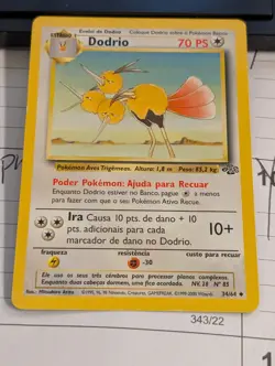 1999-2000 Pokemon PORTUGUESE Jungle Dodrio 34/64 - Image 1