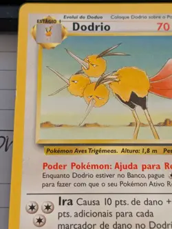 1999-2000 Pokemon PORTUGUESE Jungle Dodrio 34/64 - Image 2