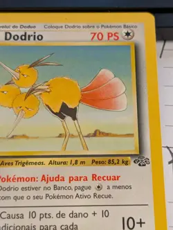 1999-2000 Pokemon PORTUGUESE Jungle Dodrio 34/64 - Image 3
