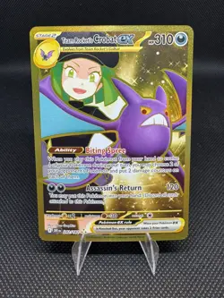 Team Rocket's Crobat ex Hyper Rare 242/182 | NM | Pokemon Destined Rivals - Image 1