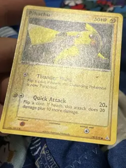 Pikachu - 78/110 - Common - English Pokemon EX Holon Phantoms - LP - Image 2