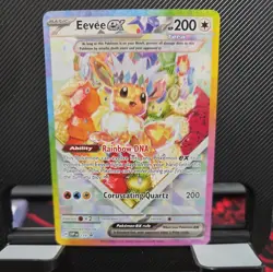 Pokemon Eevee EX 174 SVP Promo Holo Basic Beast 200 HP EX TCG - Image 1