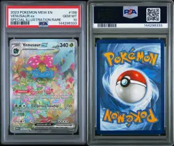 2023 POKEMON MEW EN-151 SPECIAL ILLUSTRATION RARE #198 VENUSAUR EX PSA 10🔥🔥 - Image 3