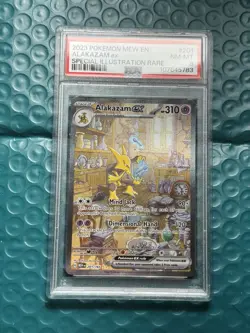 Pokemon TCG Alakazam ex Scarlet & Violet-151 201/165 Holo Special... PSA 8 - Image 2