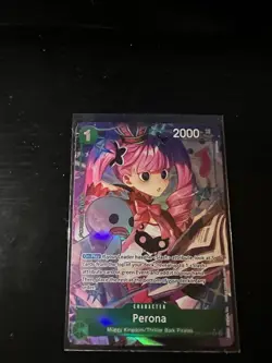 One Piece TCG CCG Perona AA Alternate Art OP12-034 Super Rare, English Edition - Image 1