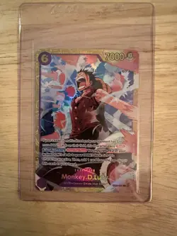 One Piece TCG Monkey D Luffy REPRINT The Best Vol. 2 EB02-061 PRB02 SEC Rare Art - Image 1