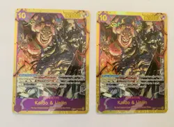 Two (2) Kaido and Linlin Secret Rare SEC OP08-119 One Piece Two Legends NM x2 - Image 1