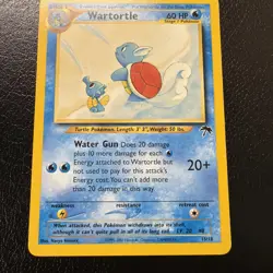 Pokemon TCG Wartortle Card 15/18 Southern Islands Non-Holo Vintage HP - Image 3