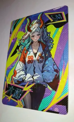 Goddess YAMATO CM 003 Embossed Card Fantasy Anime Waifu ONE PIECE Collector Card - Image 3