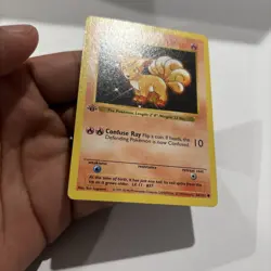 Vulpix 1st Edition Base Set Shadowless Card Pokemon TCG 68/102 Card E - Image 3