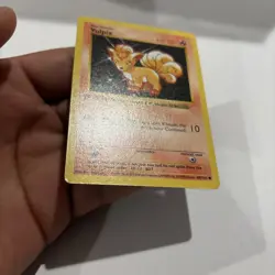 Vulpix 1st Edition Base Set Shadowless Card Pokemon TCG 68/102 Card E - Image 4