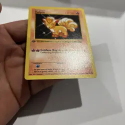 Vulpix 1st Edition Base Set Shadowless Card Pokemon TCG 68/102 Card E - Image 5