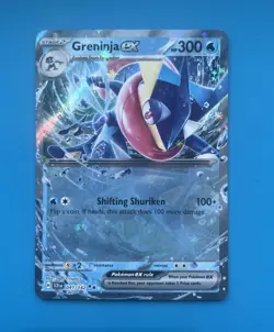 Greninja EX 041/142 SV07 Holo Double Rare Card: Stellar Crown NM - Image 1
