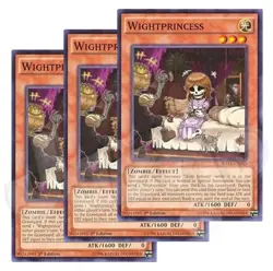 Yugioh - Wightprincess x 3 - 1st Edition LP - Plus Free Holographic Card - Image 1