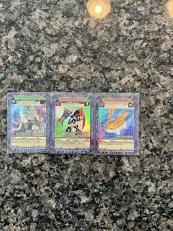 Digimon Digi-Battle Series 3/4 All HOLOS - Card Lot - Image 1