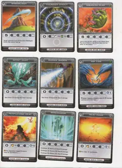 Chaotic lot #146. Lot of 12 Attack cards - Image 1