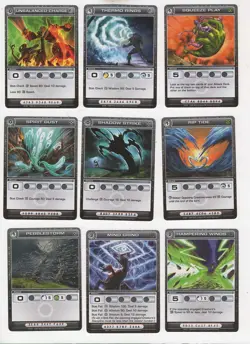 Chaotic lot #147. Lot of 12 Attack cards - Image 1