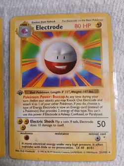 1999 Electrode 1st Edition #21 021/102 Base Set Shadowless Pokemon Card Rare - Image 1