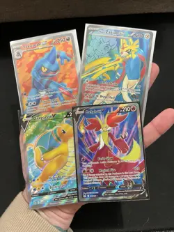 All Holos Pokemon Card Collection Vintage Reverse LOT BANGER LOT TCG V Full Art - Image 1