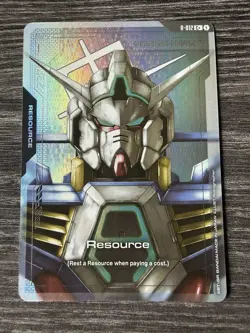 Gundam TCG Card Game Dual Impact Foil Resource GD02 C+ R-012 Gundam AGE-1 Normal - Image 1