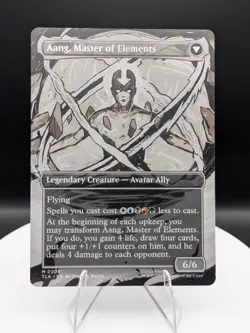 Avatar Aang / Aang, Master of Elements (Borderless) Avatar ATLA MTG (NM) - Image 2