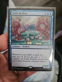MTG THB Magic the Gathering Nadir Kraken 55/254 Theros Beyond Death PACK FRESH - Image 1