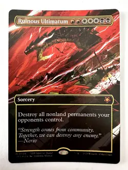 Ruinous Ultimatum (Borderless) Foil M Special Guests 108 NM - Image 1