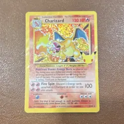 Pokemon TCG Celebrations Charizard 4/102 Holo Rare 25th Anniversary Classic - Image 1