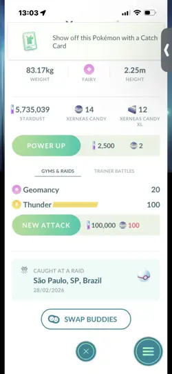 Pokemon Go Shiny Legendary Xerneas ( Background) - Image 2