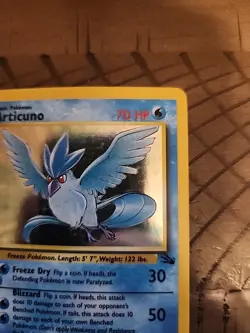 Pokemon Articuno 2/62 Holo Rare Fossil Set 1999 Pokemon TCG WOTC Vintage - NM ❄ - Image 3